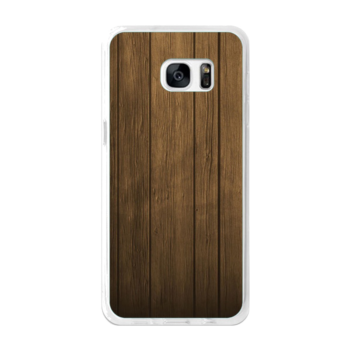 Funda Gel Tpu para Samsung Galaxy S7 Edge Diseño Madera Dibujos
