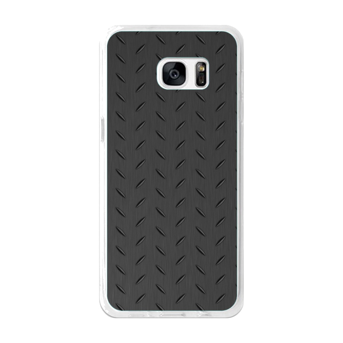Funda Gel Tpu para Samsung Galaxy S7 Edge Diseño Metal Dibujos