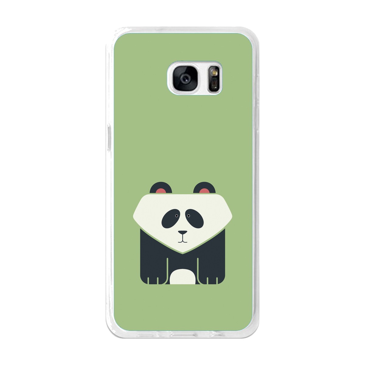 Funda Gel Tpu para Samsung Galaxy S7 Edge Diseño Panda Dibujos