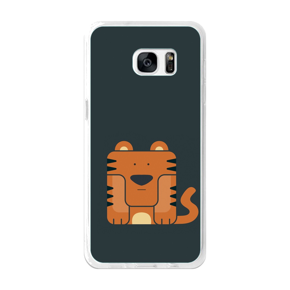 Funda Gel Tpu para Samsung Galaxy S7 Edge Diseño Tigre Dibujos