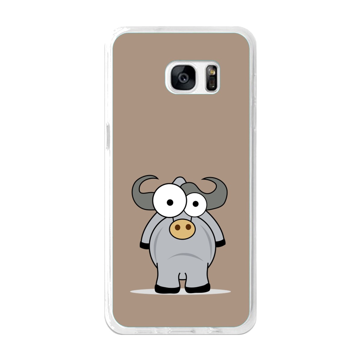 Funda Gel Tpu para Samsung Galaxy S7 Edge Diseño Toro Dibujos