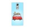 Funda Gel Tpu para Doogee F5 / F5 Pro Diseño Furgoneta Dibujos