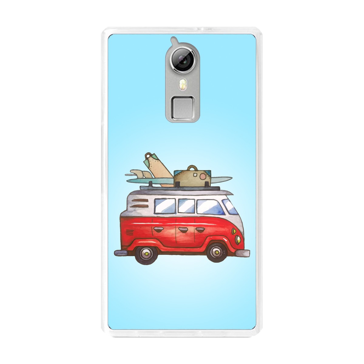 Funda Gel Tpu para Doogee F5 / F5 Pro Diseño Furgoneta Dibujos