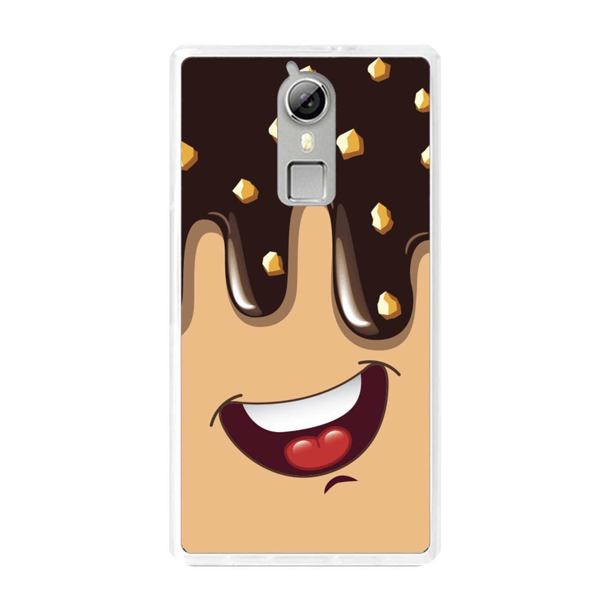 Funda Gel Tpu para Doogee F5 / F5 Pro Diseño Helado Chocolate Dibujos