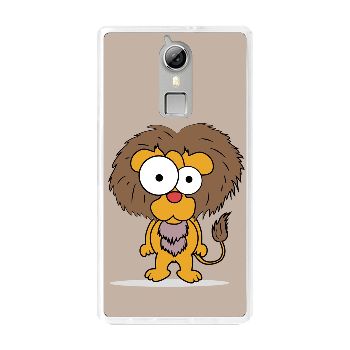 Funda Gel Tpu para Doogee F5 / F5 Pro Diseño Leon Dibujos