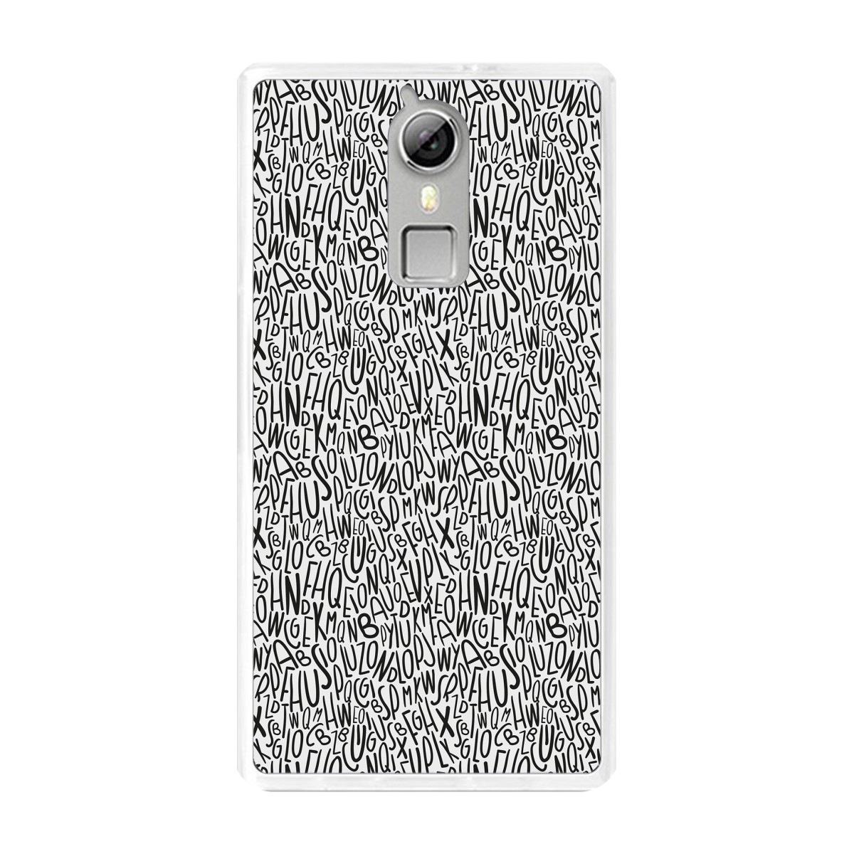 Funda Gel Tpu para Doogee F5 / F5 Pro Diseño Letras Dibujos