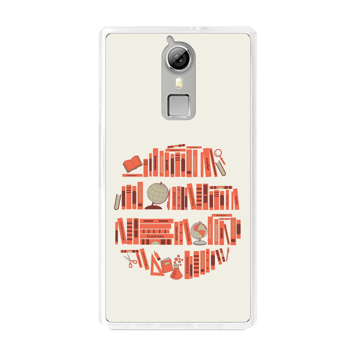 Funda Gel Tpu para Doogee F5 / F5 Pro Diseño Mundo-Libro Dibujos