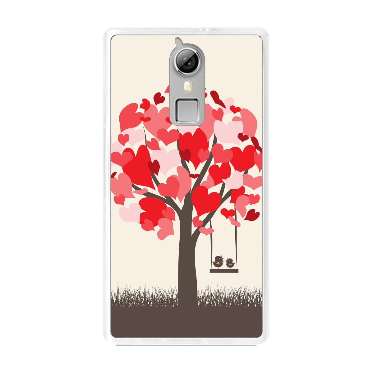 Funda Gel Tpu para Doogee F5 / F5 Pro Diseño Pajaritos Dibujos