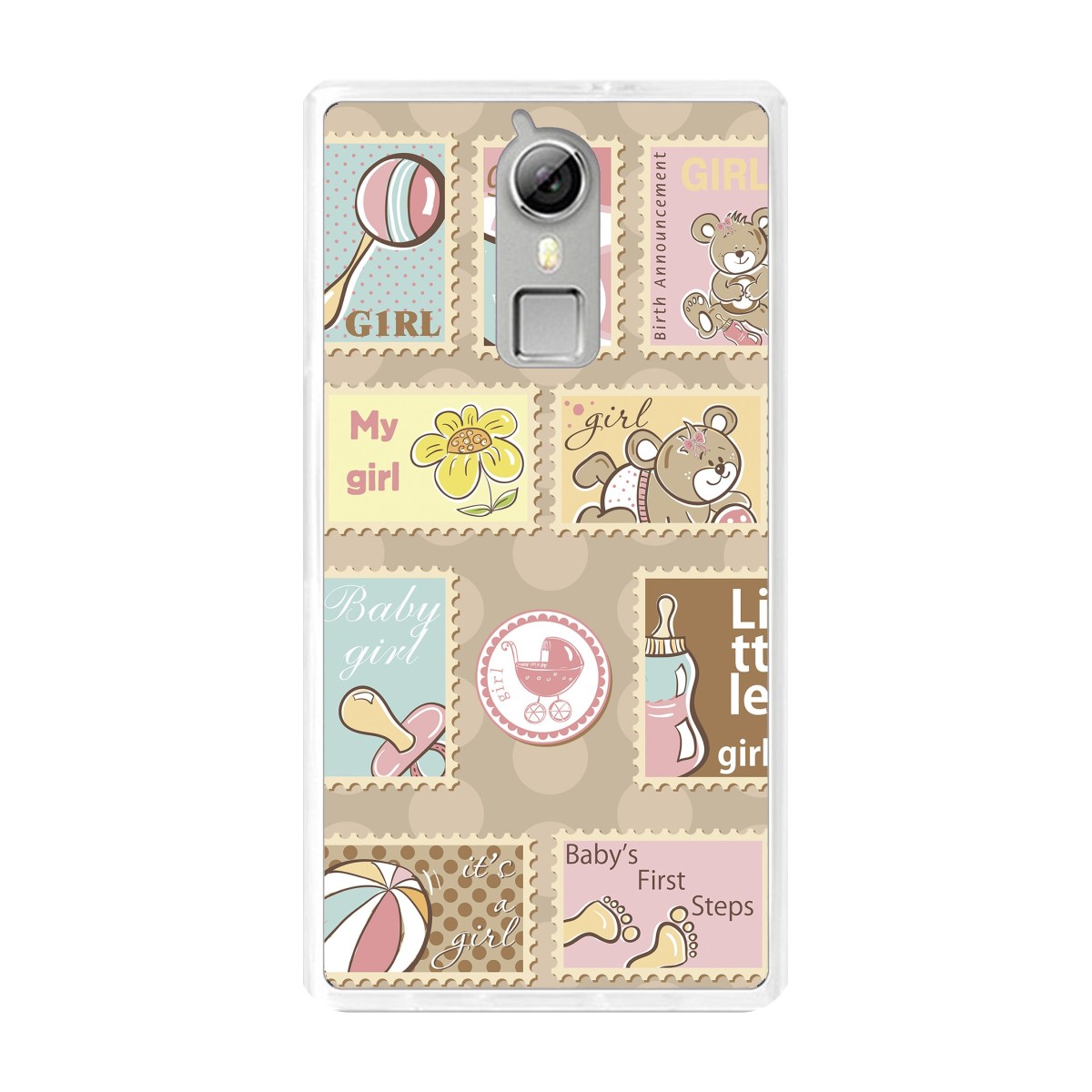 Funda Gel Tpu para Doogee F5 / F5 Pro Diseño Sellos Dibujos