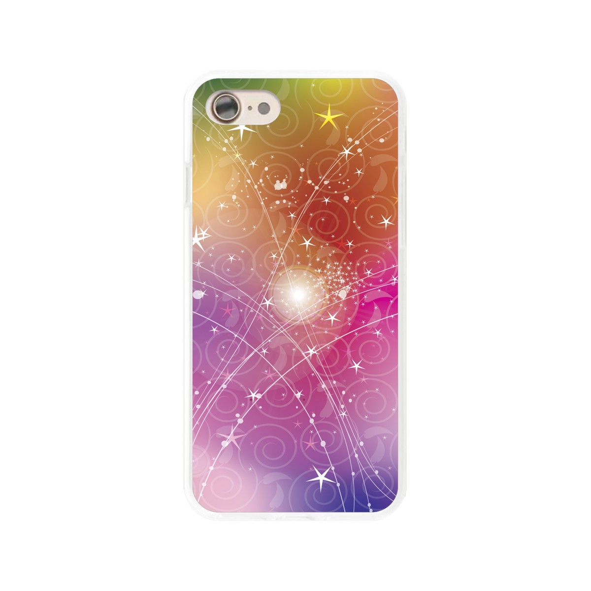 Funda Gel Tpu para Iphone 7 /  8 Diseño Abstracto Dibujos