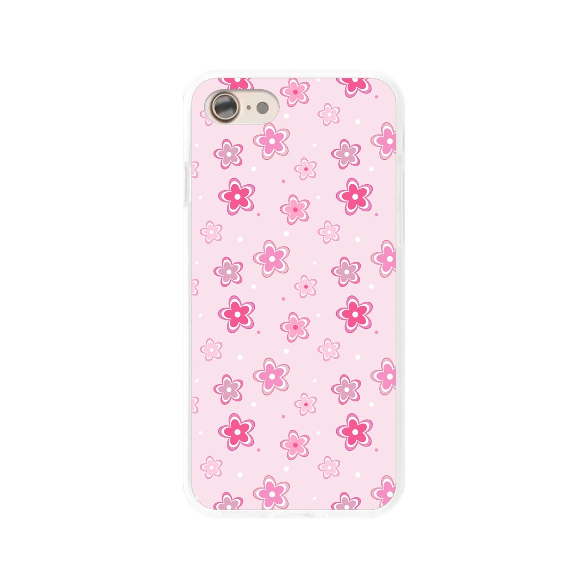 Funda Gel Tpu para Iphone 7 /  8 Diseño Flores Dibujos