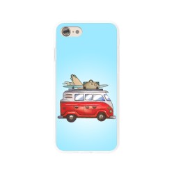 Funda Gel Tpu para Iphone 7 /  8 Diseño Furgoneta Dibujos