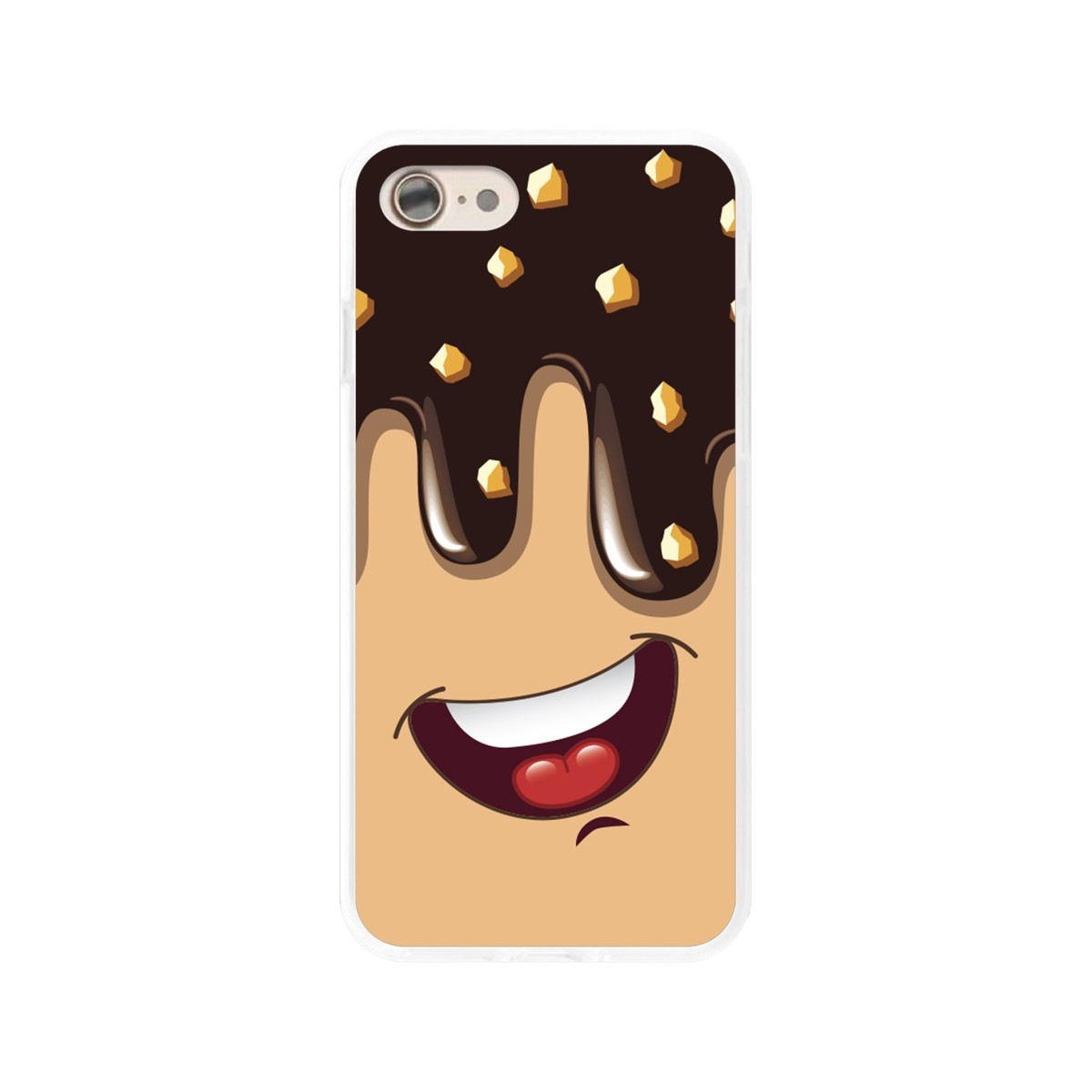 Funda Gel Tpu para Iphone 7 /  8 Diseño Helado Chocolate Dibujos