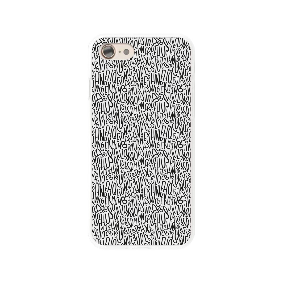 Funda Gel Tpu para Iphone 7 /  8 Diseño Letras Dibujos