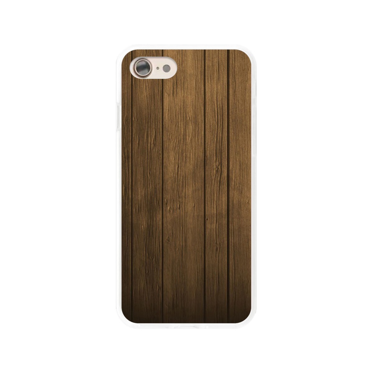 Funda Gel Tpu para Iphone 7 /  8 Diseño Madera Dibujos