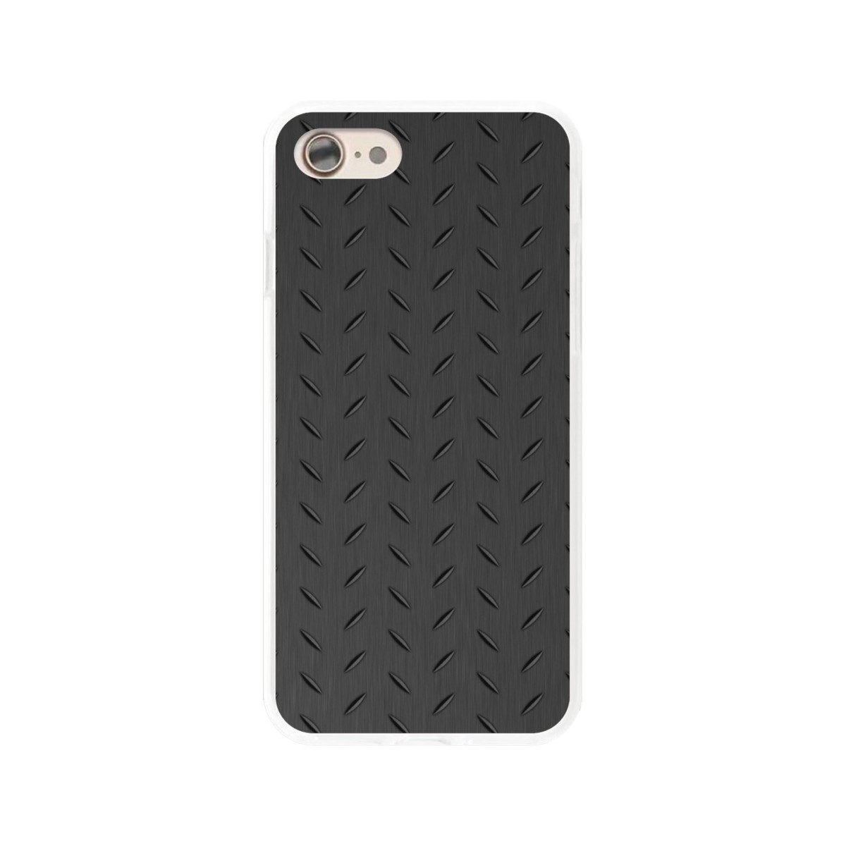 Funda Gel Tpu para Iphone 7 /  8 Diseño Metal Dibujos