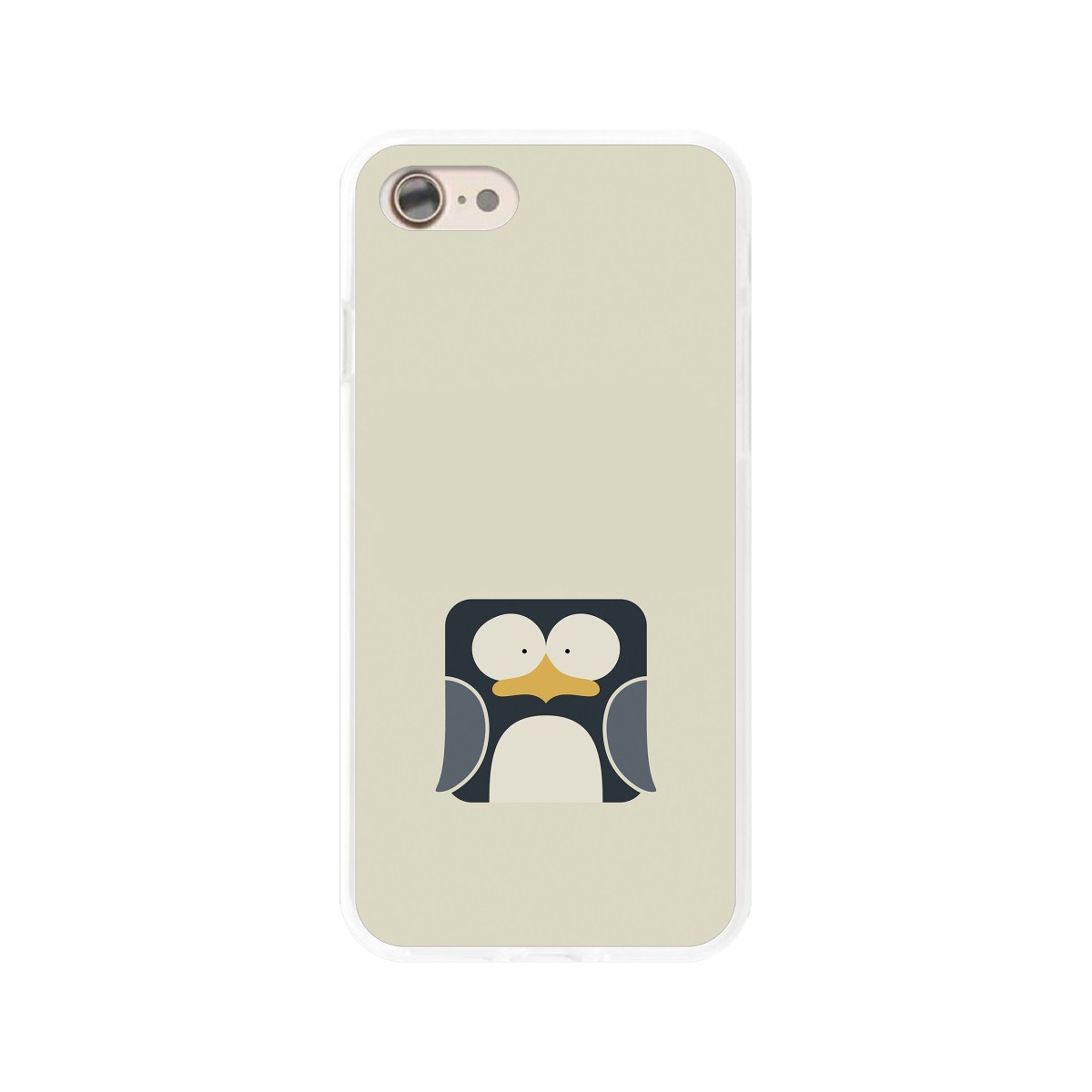 Funda Gel Tpu para Iphone 7 /  8 Diseño Pingüino Dibujos