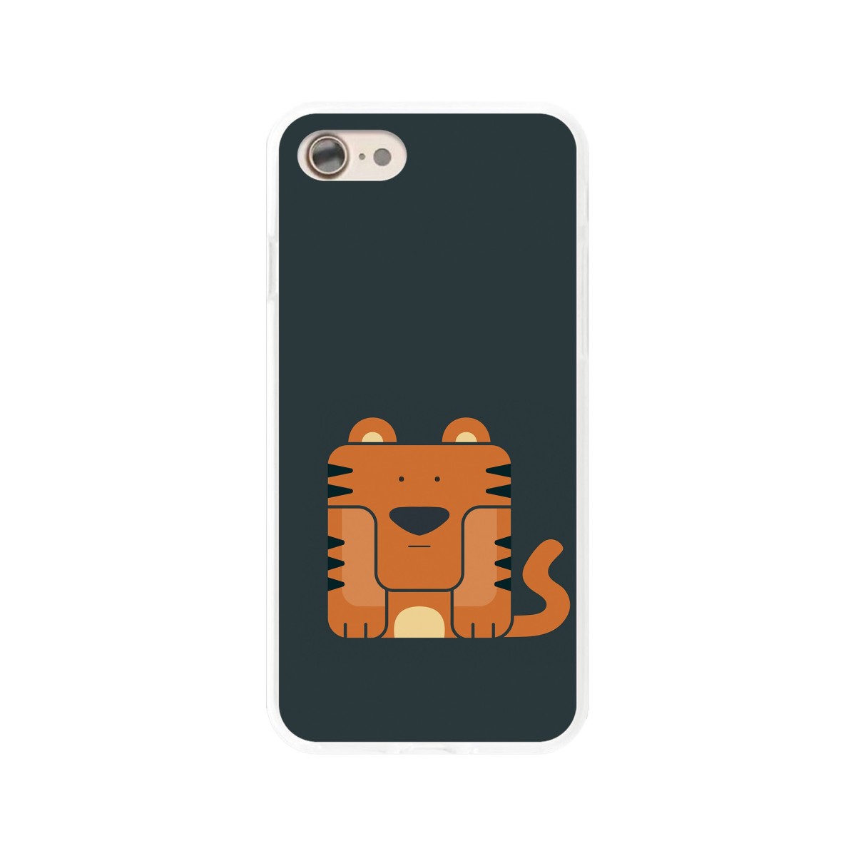 Funda Gel Tpu para Iphone 7 /  8 Diseño Tigre Dibujos