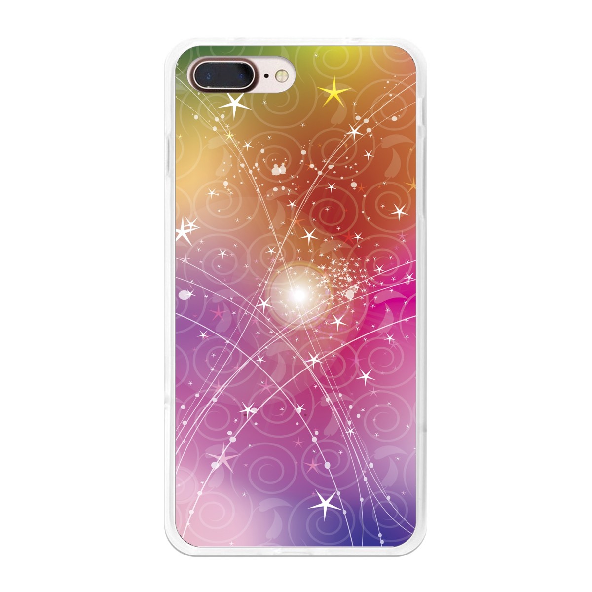 Funda Gel Tpu para Iphone 7 Plus / 8 Plus Diseño Abstracto Dibujos
