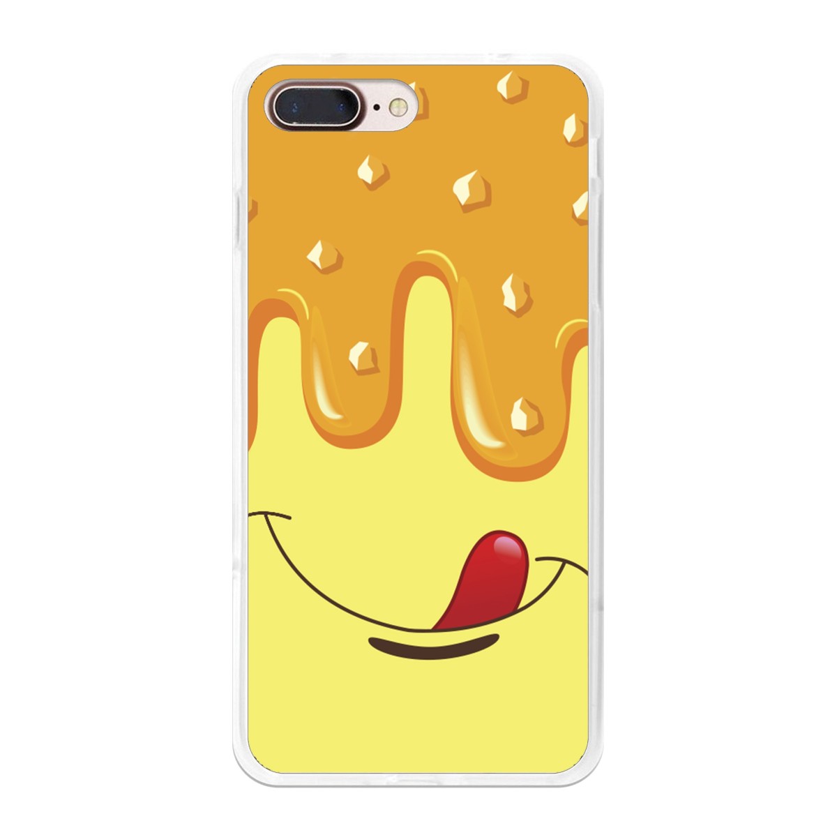 Funda Gel Tpu para Iphone 7 Plus / 8 Plus Diseño Helado Vainilla Dibujos