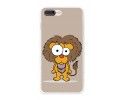 Funda Gel Tpu para Iphone 7 Plus / 8 Plus Diseño Leon Dibujos