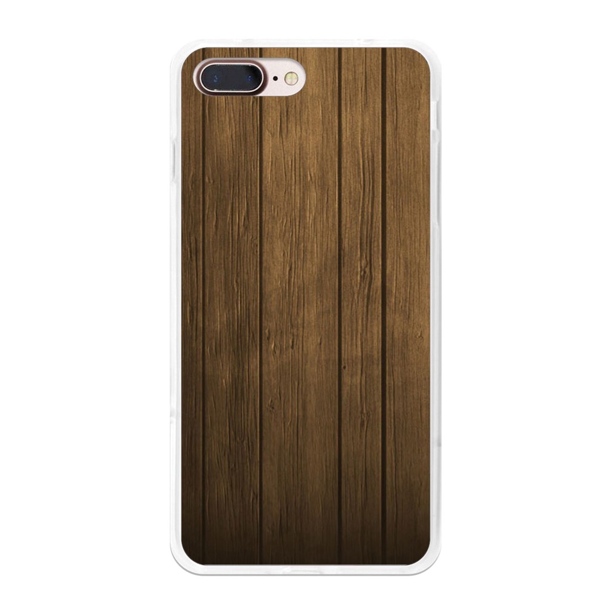 Funda Gel Tpu para Iphone 7 Plus / 8 Plus Diseño Madera Dibujos