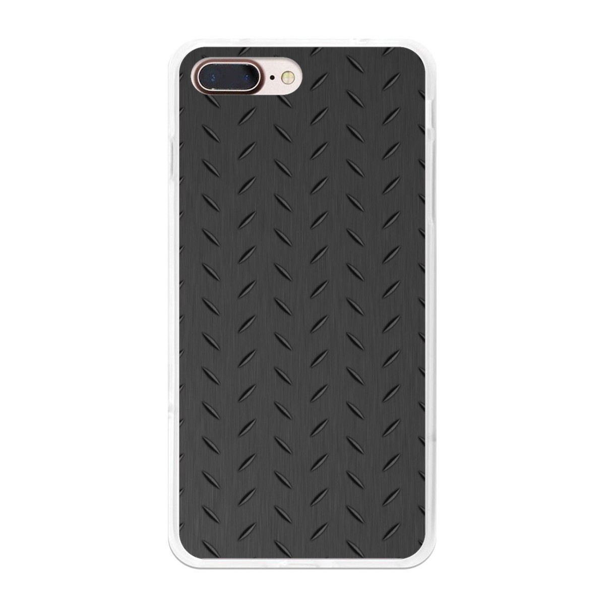 Funda Gel Tpu para Iphone 7 Plus / 8 Plus Diseño Metal Dibujos