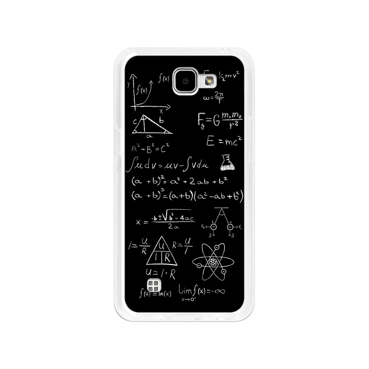Funda Gel Tpu para Lg K4 Diseño Formulas Dibujos