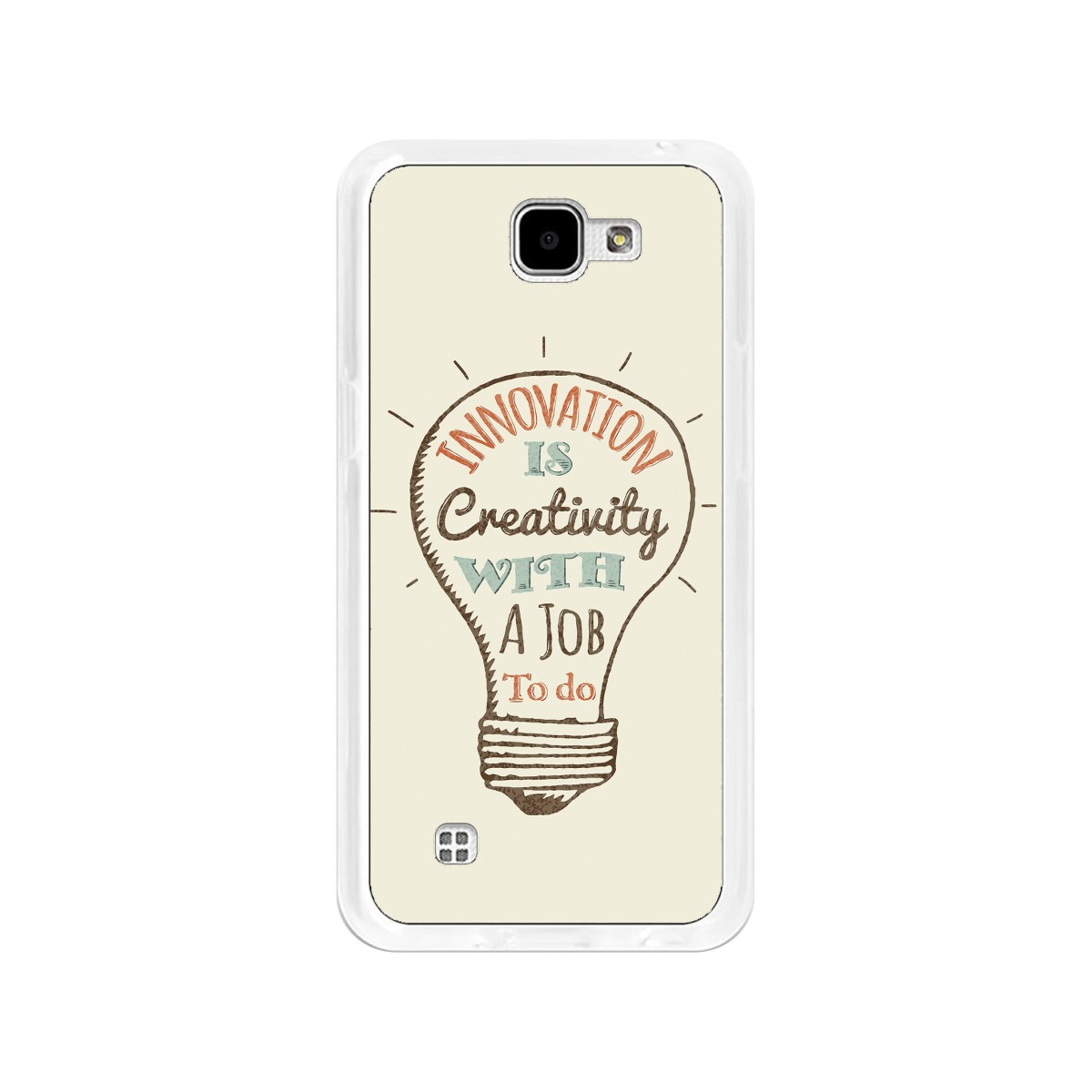 Funda Gel Tpu para Lg K4 Diseño Creativity Dibujos