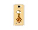 Funda Gel Tpu para Lg K4 Diseño Jirafa Dibujos