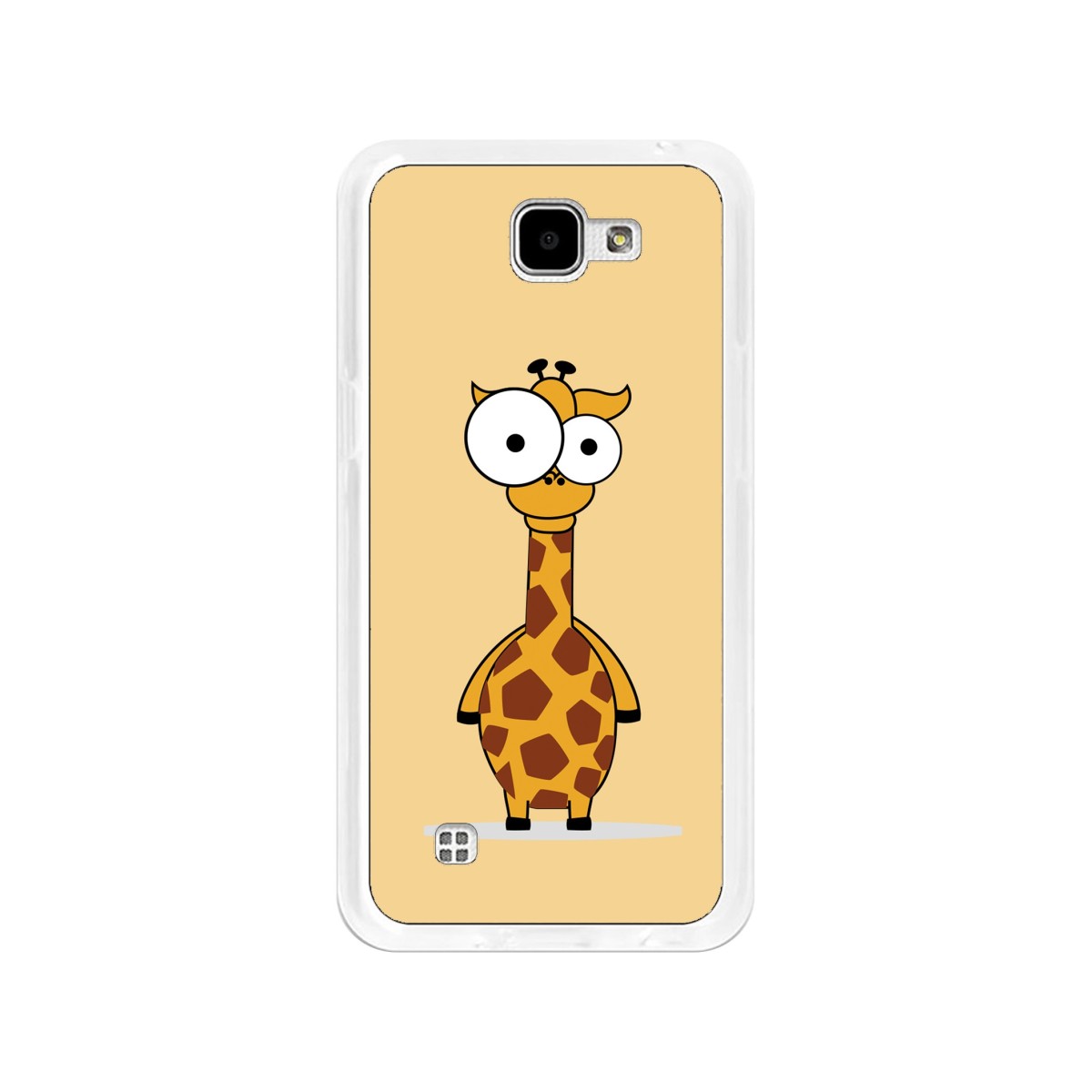 Funda Gel Tpu para Lg K4 Diseño Jirafa Dibujos