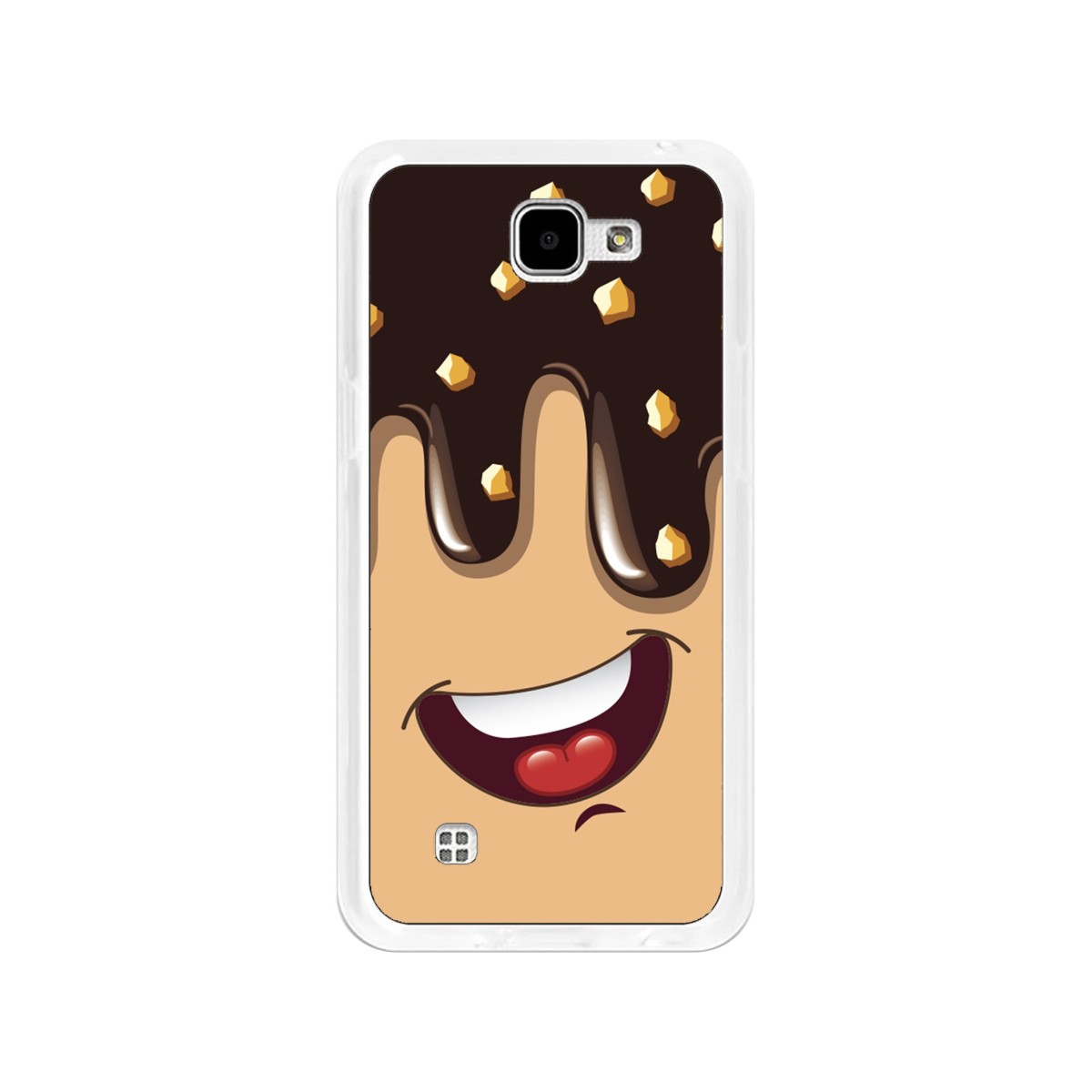 Funda Gel Tpu para Lg K4 Diseño Helado Chocolate Dibujos