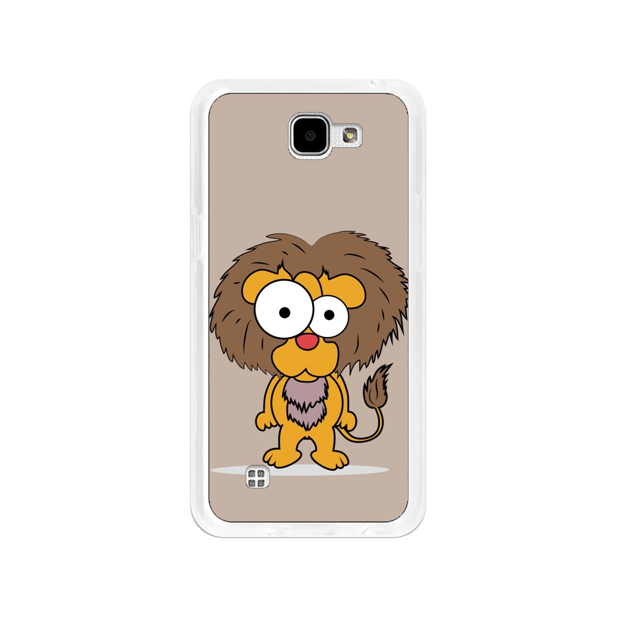 Funda Gel Tpu para Lg K4 Diseño Leon Dibujos