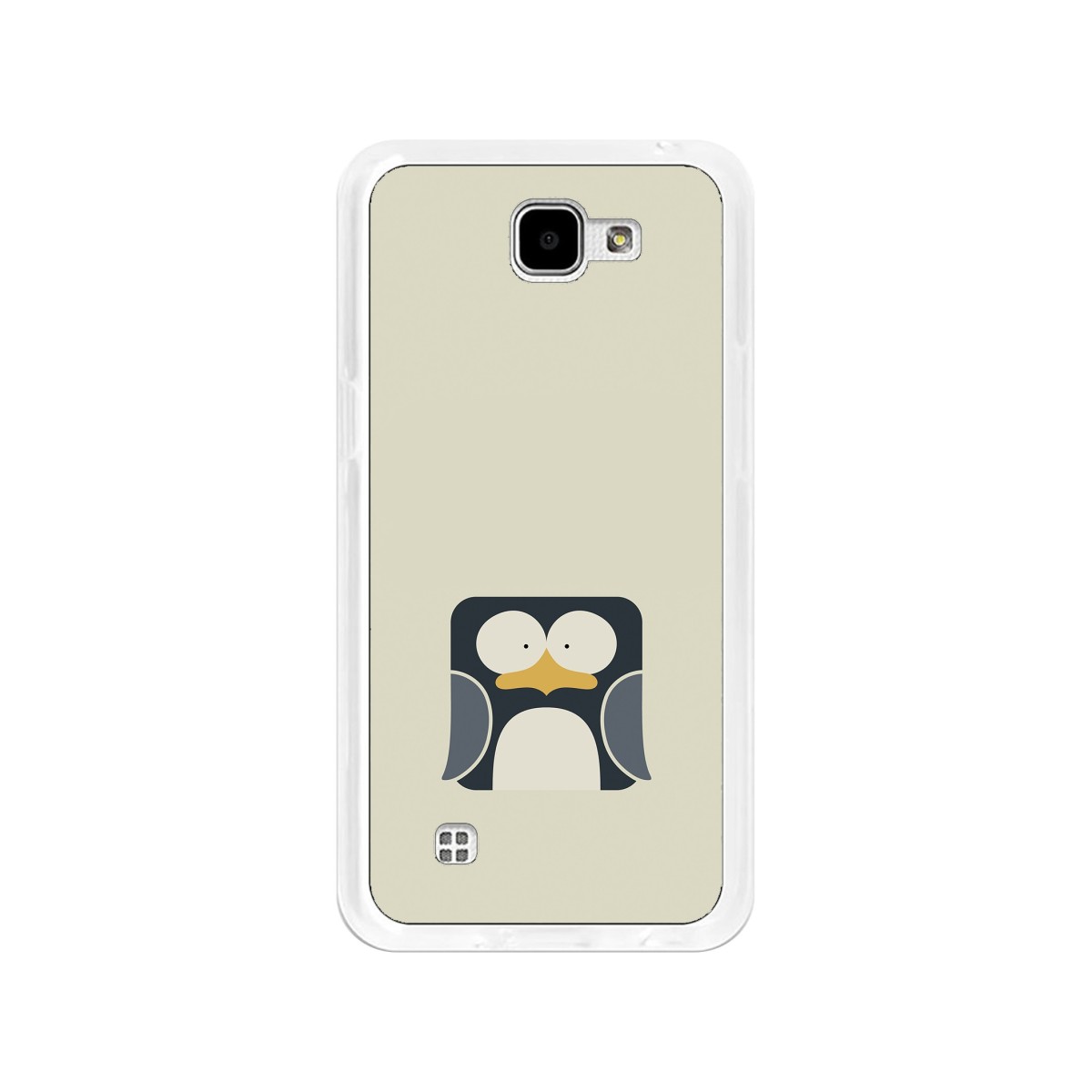 Funda Gel Tpu para Lg K4 Diseño Pingüino Dibujos