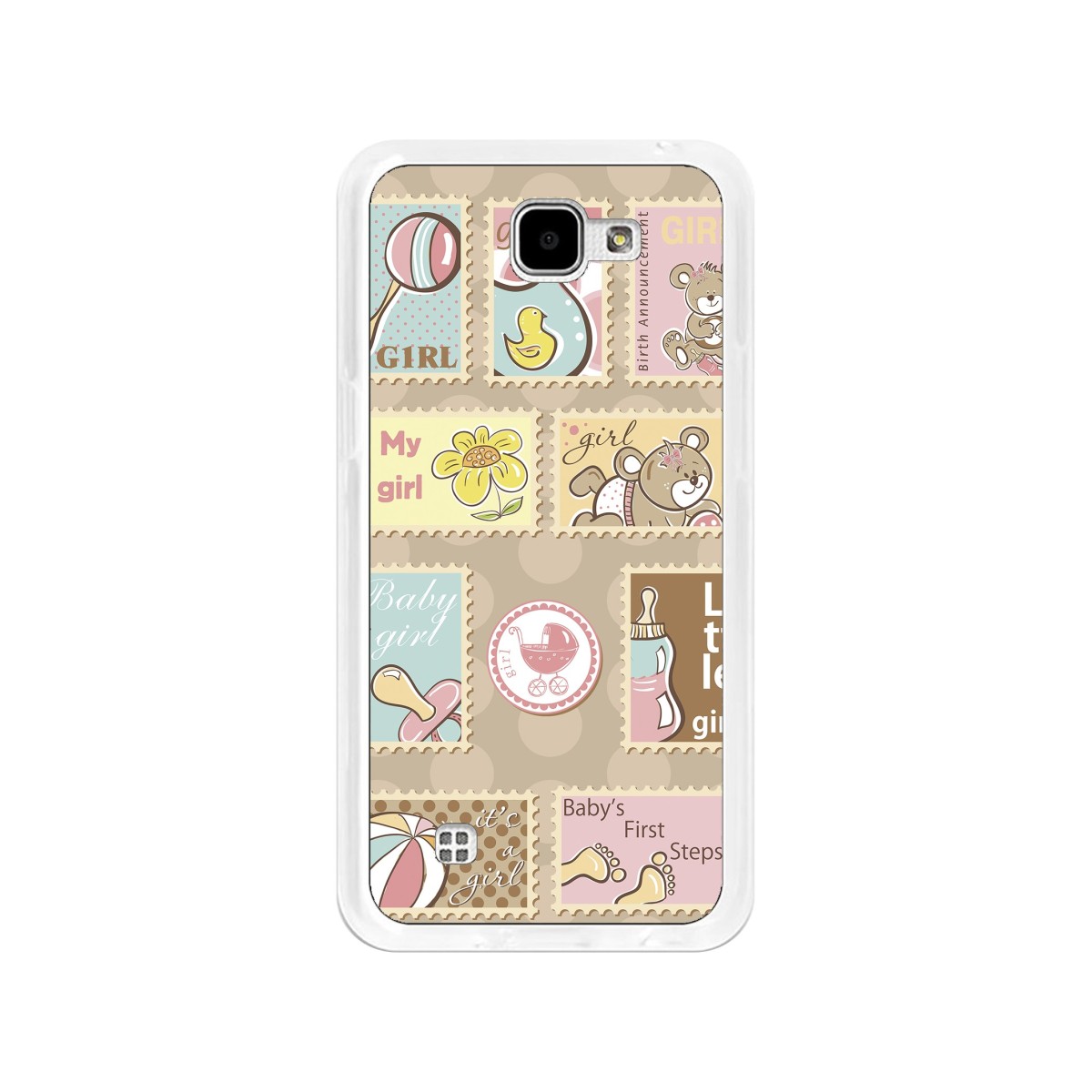 Funda Gel Tpu para Lg K4 Diseño Sellos Dibujos