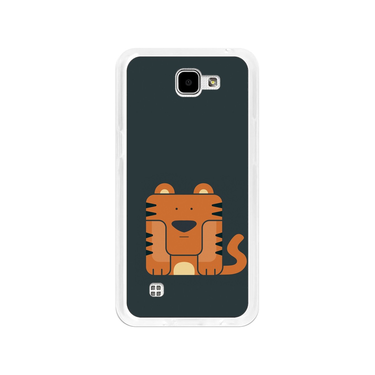 Funda Gel Tpu para Lg K4 Diseño Tigre Dibujos