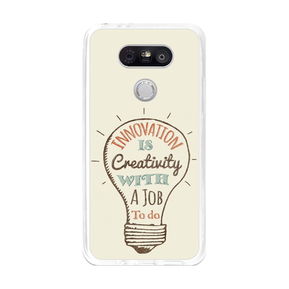 Funda Gel Tpu para Lg G5 Diseño Creativity Dibujos