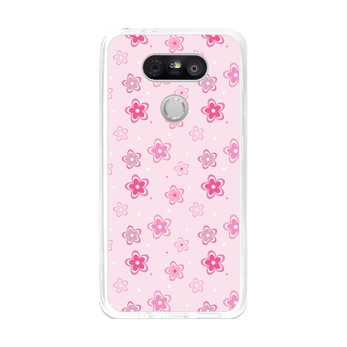 Funda Gel Tpu para Lg G5 Diseño Flores Dibujos