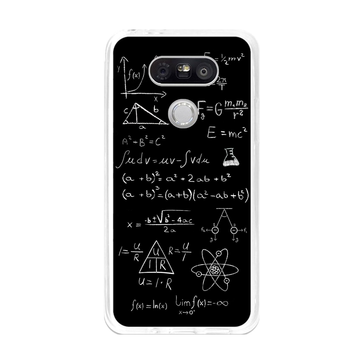 Funda Gel Tpu para Lg G5 Diseño Formulas Dibujos