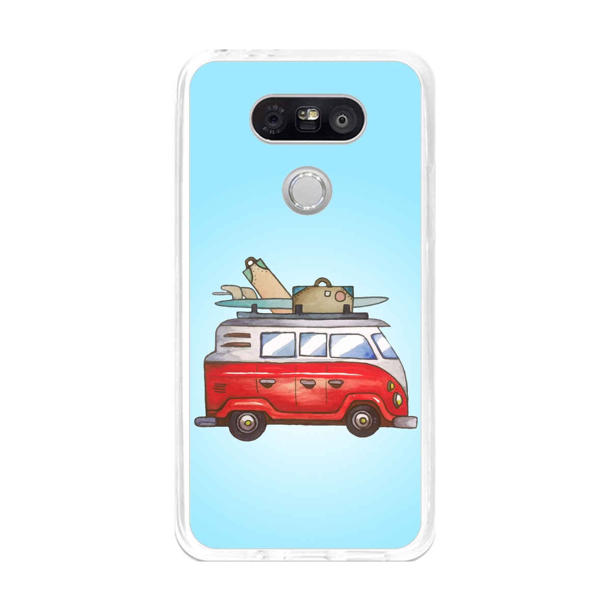 Funda Gel Tpu para Lg G5 Diseño Furgoneta Dibujos