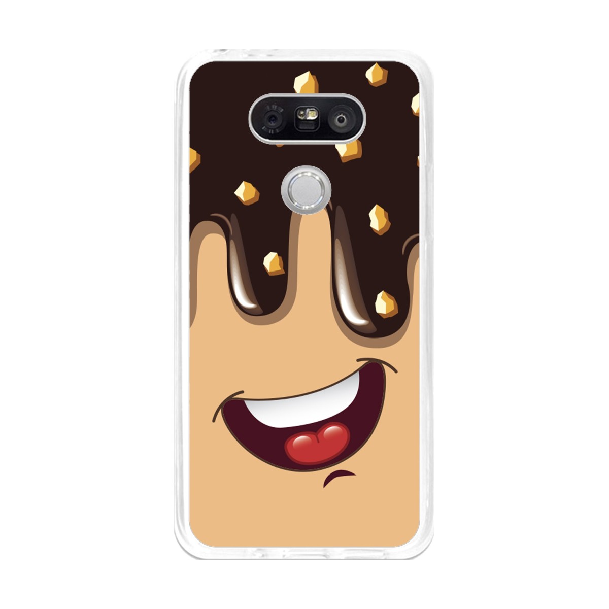 Funda Gel Tpu para Lg G5 Diseño Helado Chocolate Dibujos