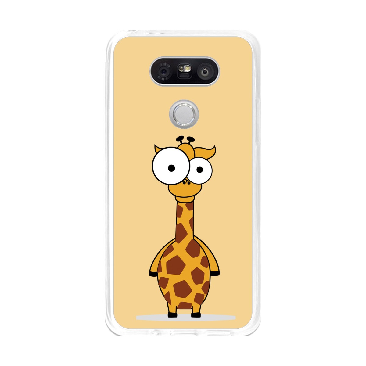 Funda Gel Tpu para Lg G5 Diseño Jirafa Dibujos