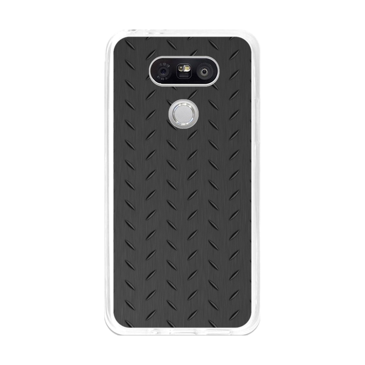 Funda Gel Tpu para Lg G5 Diseño Metal Dibujos