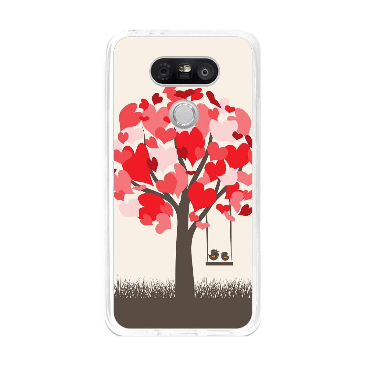 Funda Gel Tpu para Lg G5 Diseño Pajaritos Dibujos