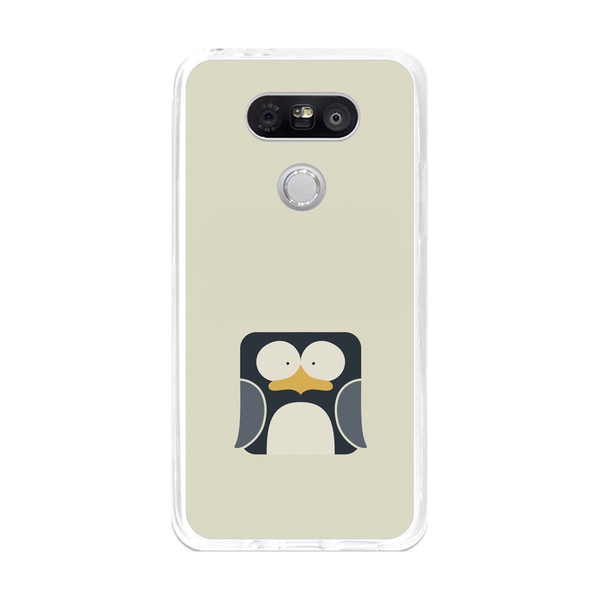 Funda Gel Tpu para Lg G5 Diseño Pingüino Dibujos
