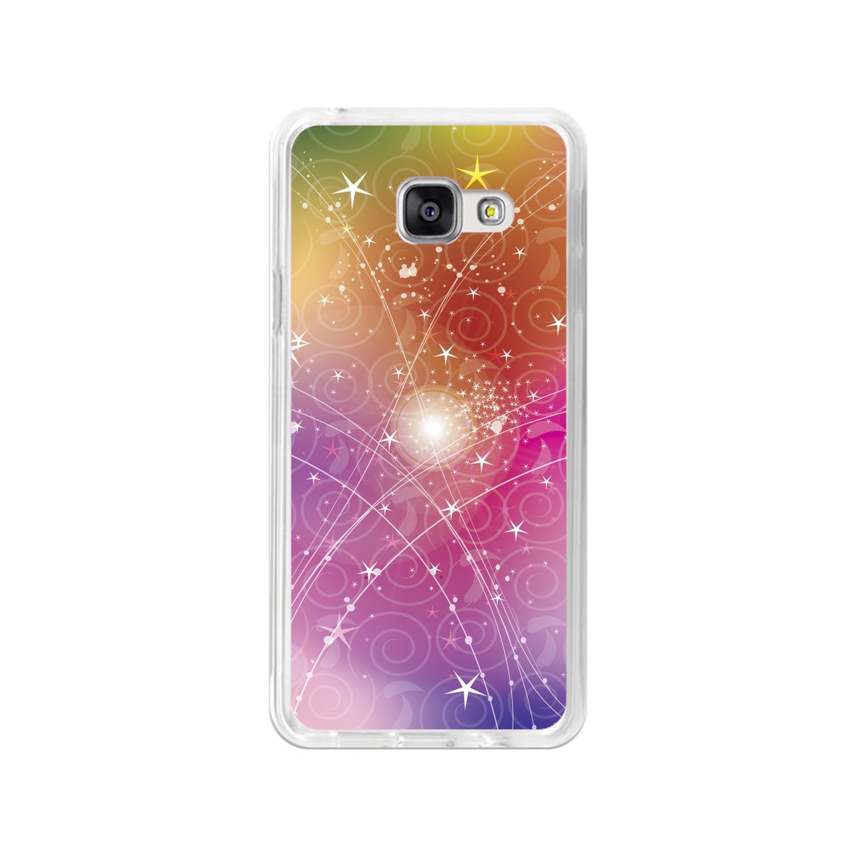 Funda Gel Tpu para Samsung Galaxy A3 (2016) Diseño Abstracto Dibujos