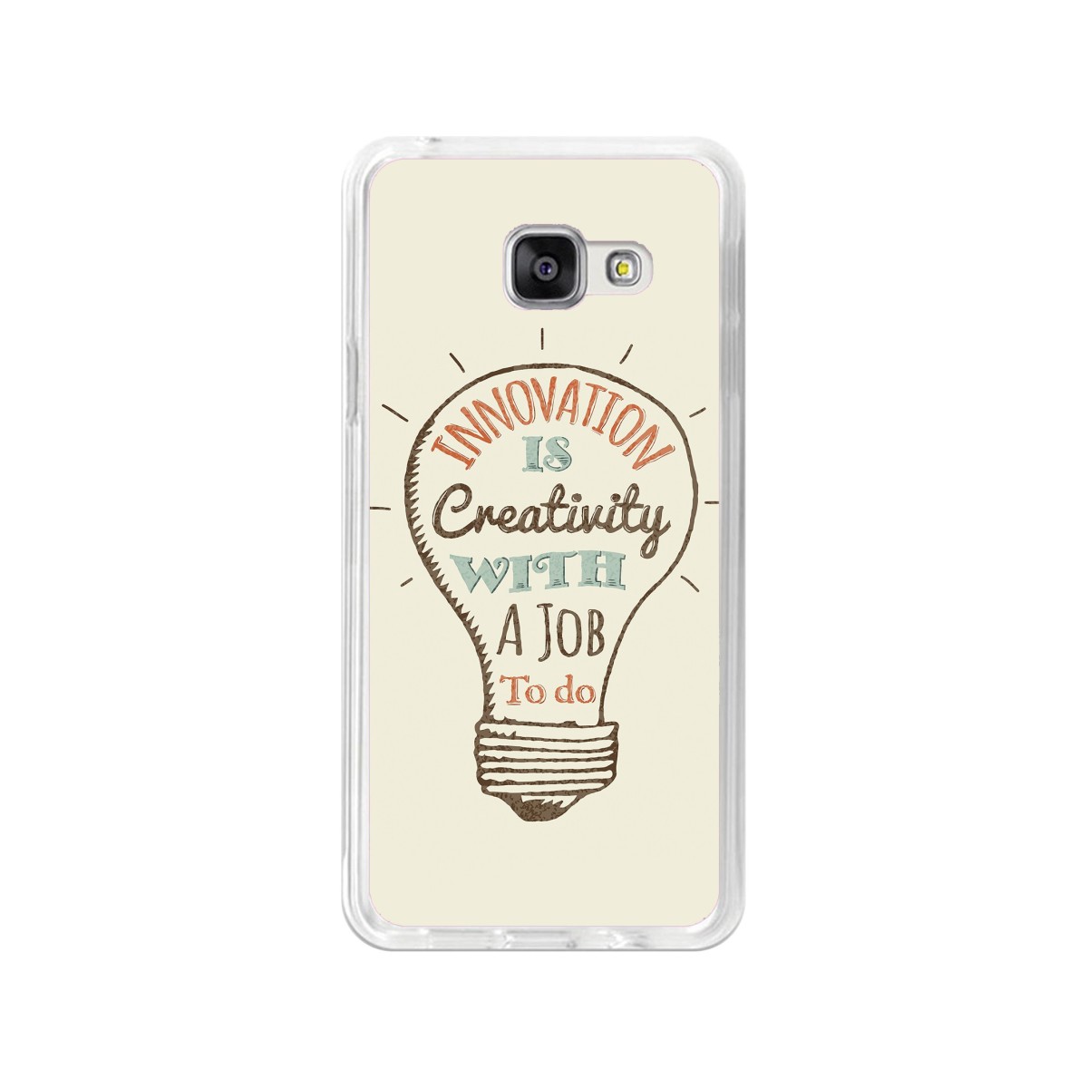 Funda Gel Tpu para Samsung Galaxy A3 (2016) Diseño Creativity Dibujos