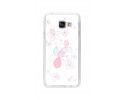 Funda Gel Tpu para Samsung Galaxy A3 (2016) Diseño Flores-Minimal Dibujos