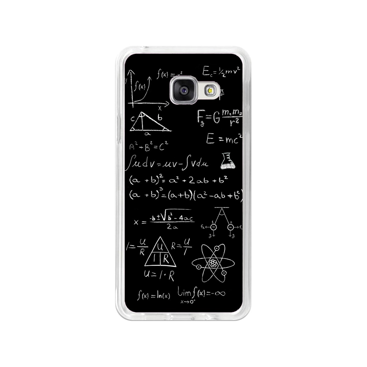 Funda Gel Tpu para Samsung Galaxy A3 (2016) Diseño Formulas Dibujos