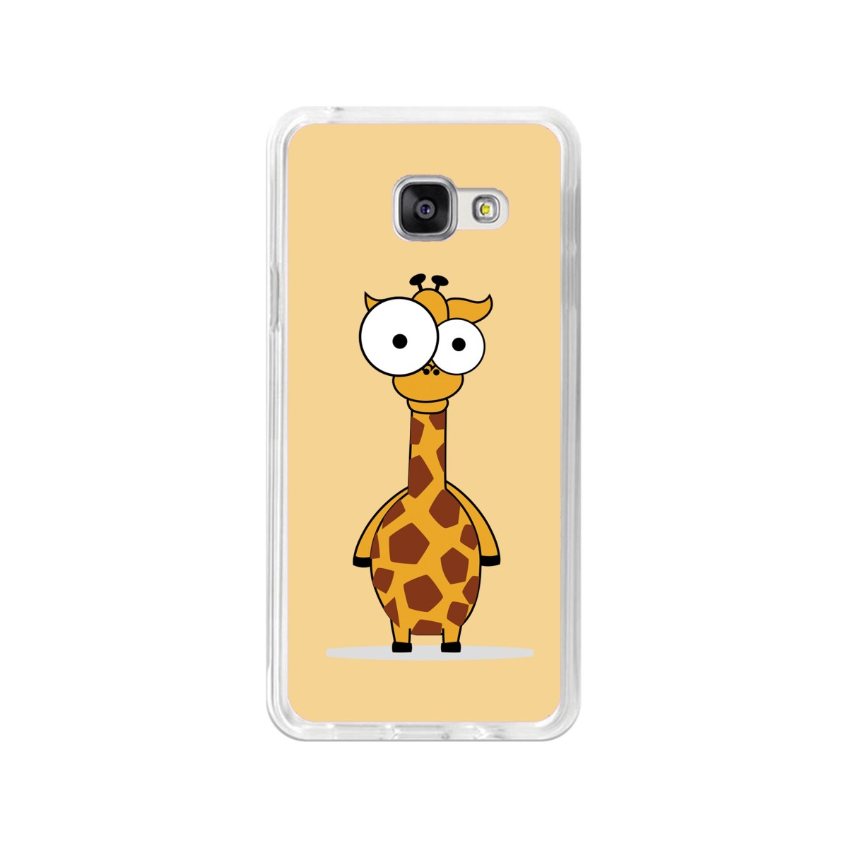 Funda Gel Tpu para Samsung Galaxy A3 (2016) Diseño Jirafa Dibujos